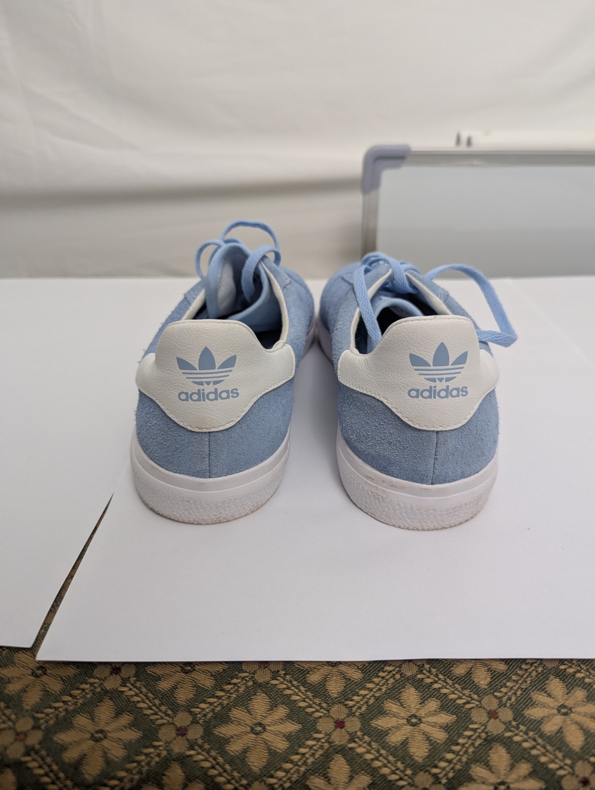 Adidas 3mc Vulc Suede Trainers – Light Blue – Uk 10