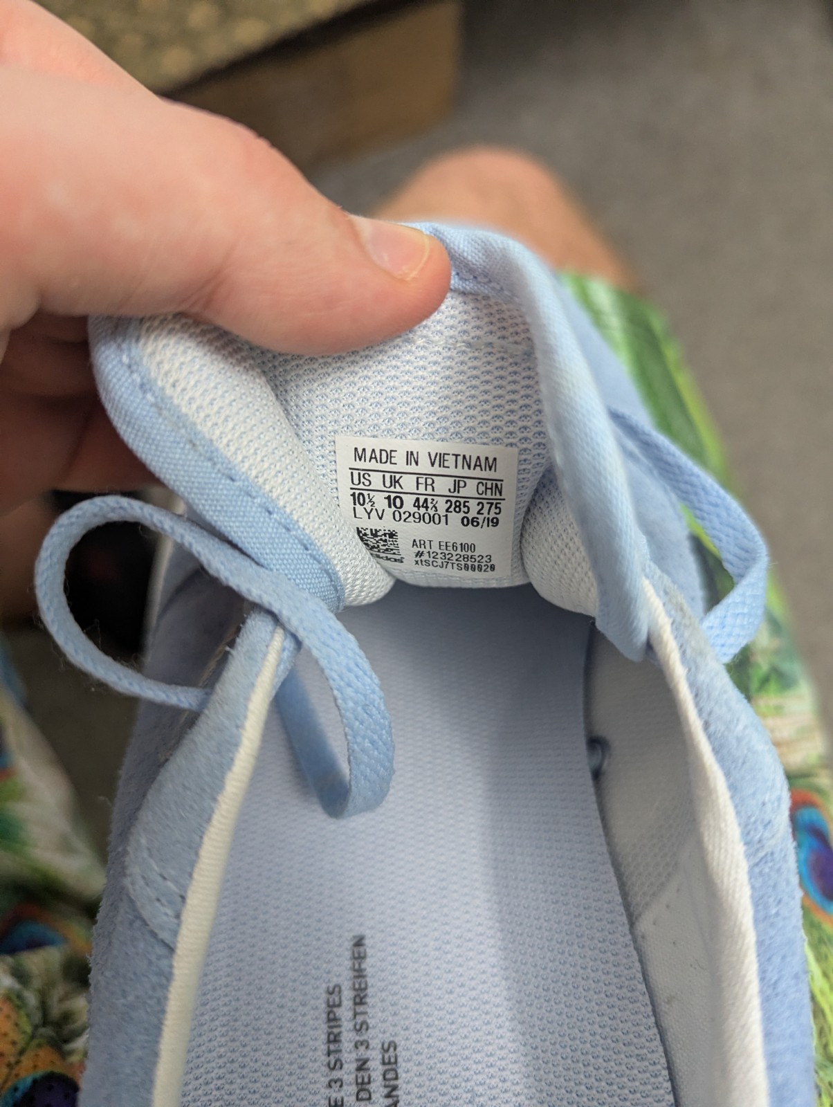 Adidas 3mc Vulc Suede Trainers – Light Blue – Uk 10