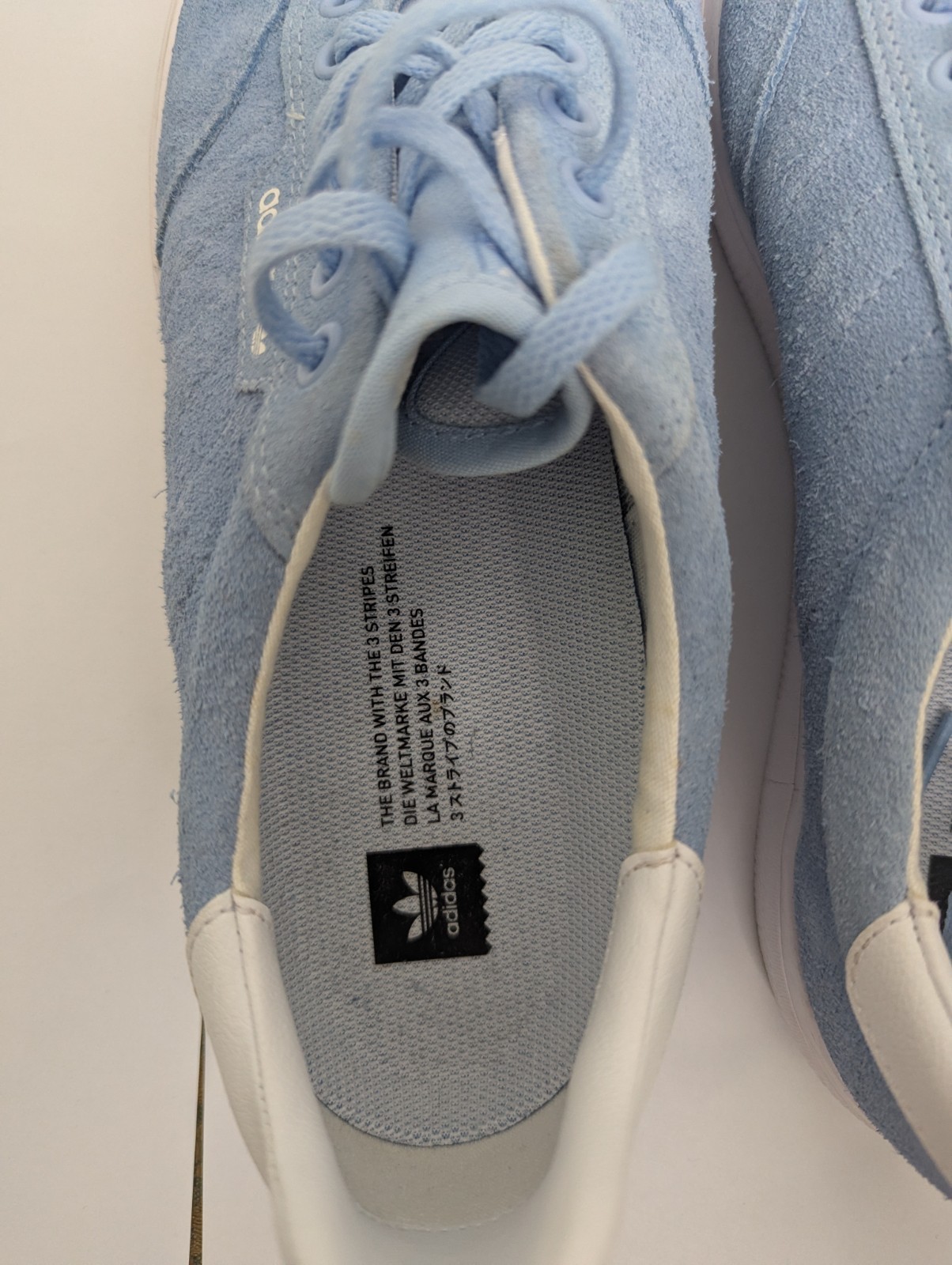 Adidas 3mc Vulc Suede Trainers – Light Blue – Uk 10