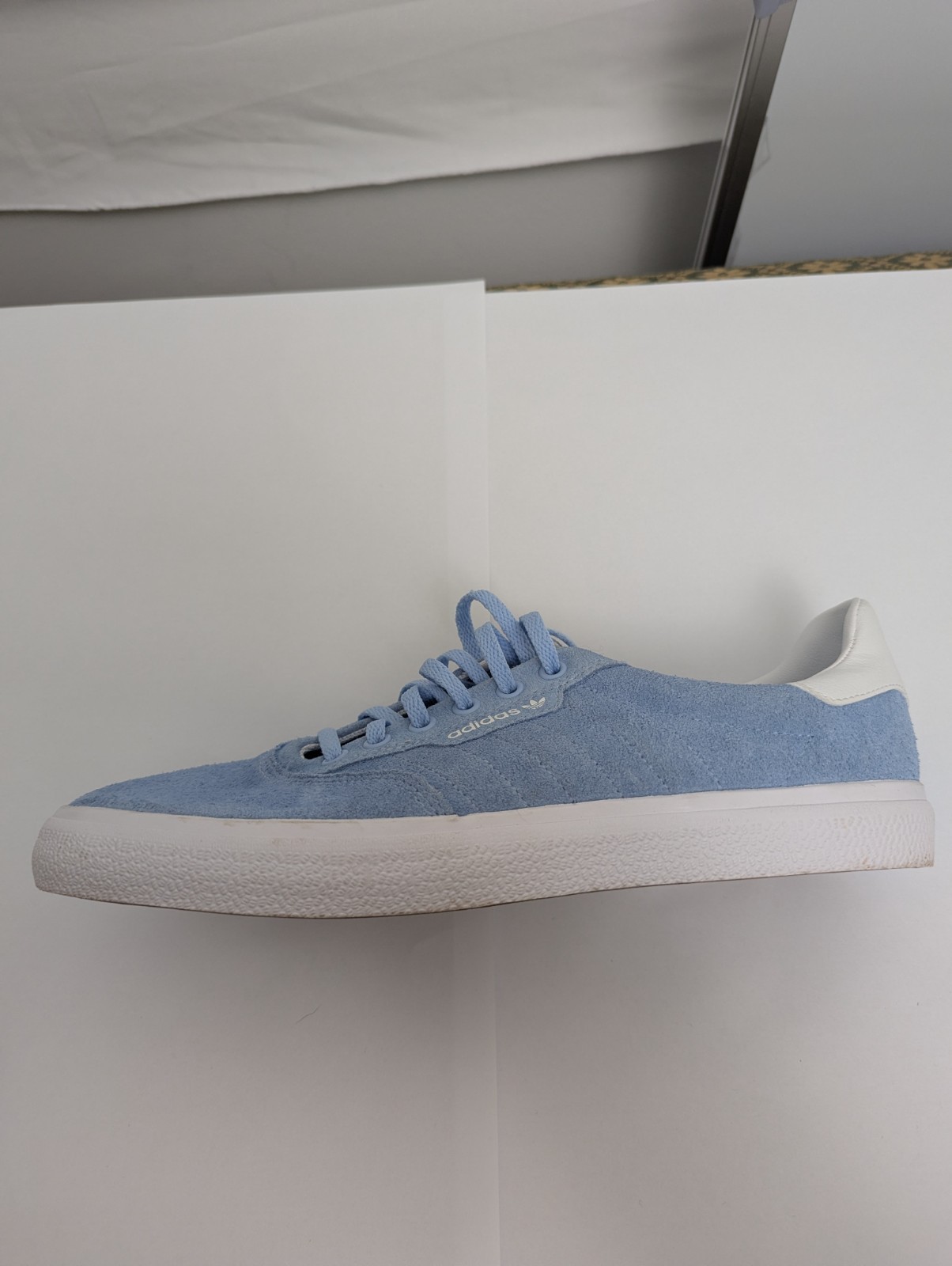 Adidas 3mc Vulc Suede Trainers – Light Blue – Uk 10