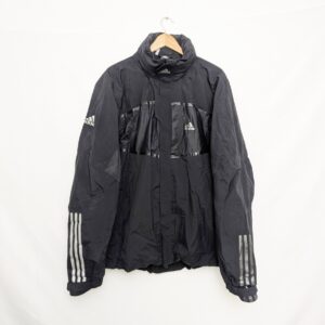 Adidas Clima365 Black Jacket – Xl – Reflective 3-stripes – Good Condition