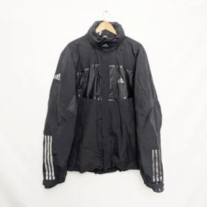 Adidas Clima365 Black Jacket – Xl – Reflective 3-stripes – Good Condition