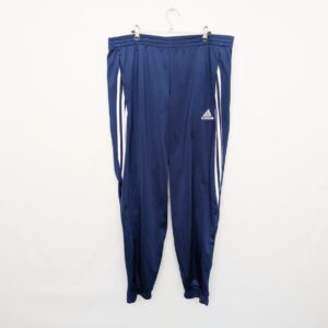 Adidas Navy 3 Stripe Track Pants - Mens Size Xl