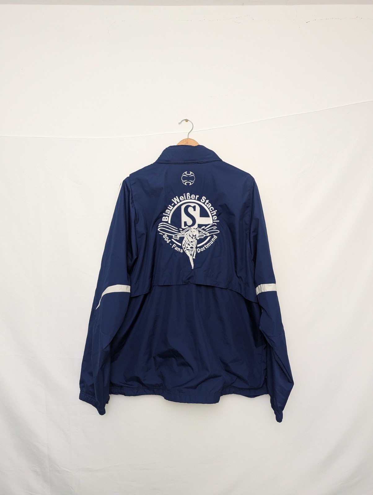 Adidas Schalke 04 Fans Dortmund Jacket - Men’s Large - Blue - Full Zip