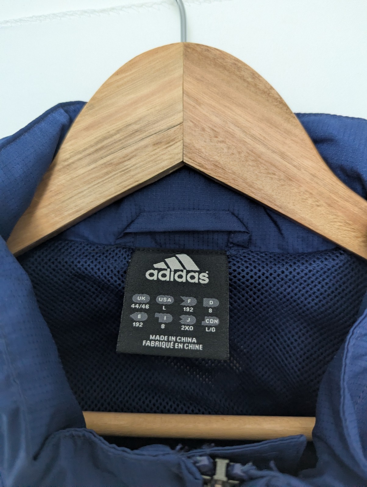 Adidas Schalke 04 Fans Dortmund Jacket - Men’s Large - Blue - Full Zip