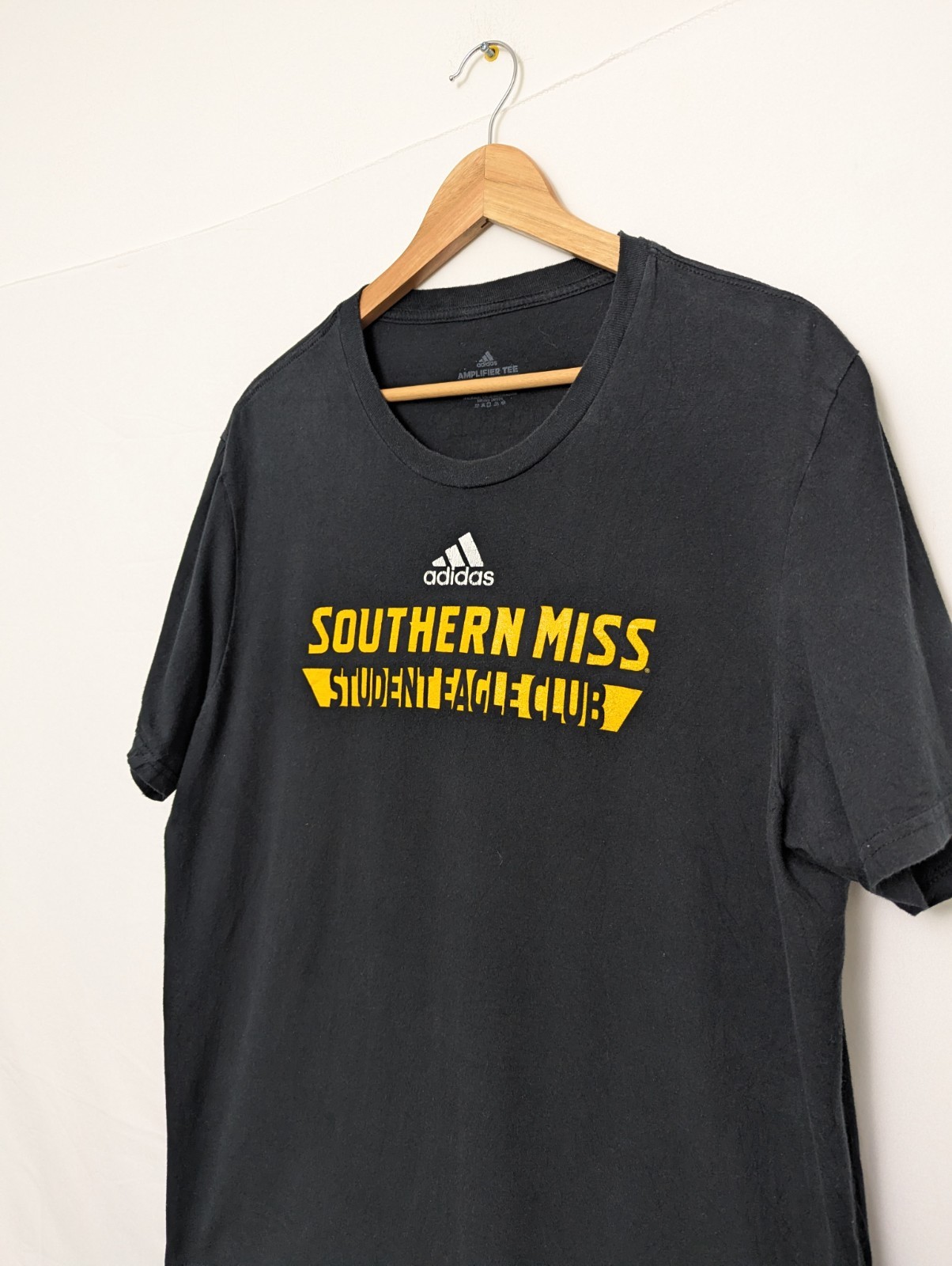 Adidas Southern Miss Student Eagle Club T Shirt - Men’s Xl - Black