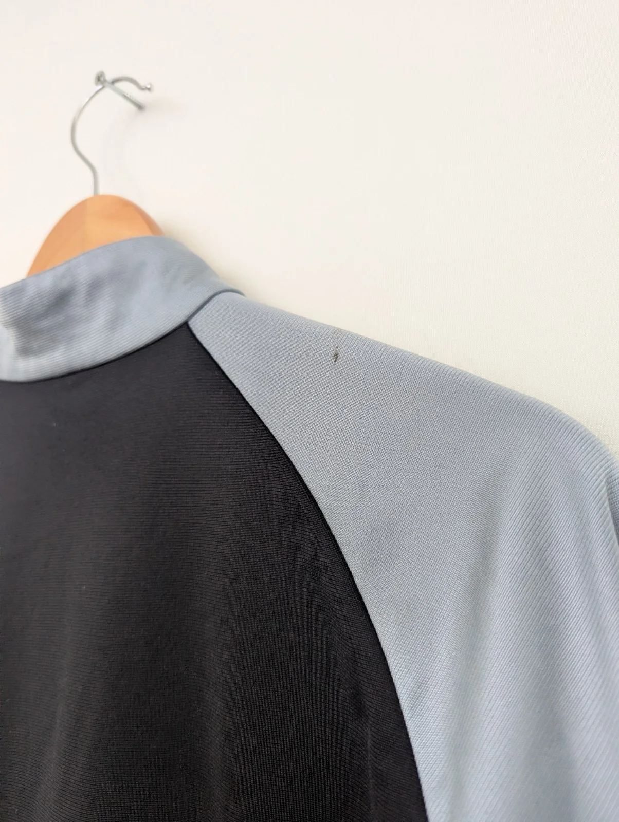 Adidas Three Stripe Track Jacket - Black/grey - Size Medium