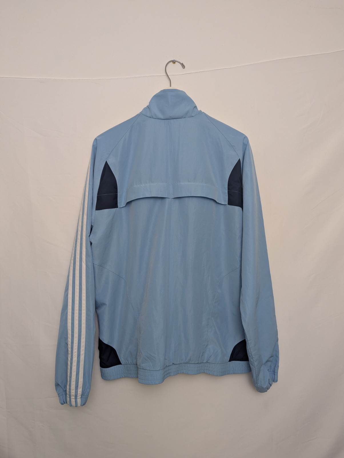Adidas Track Jacket – Sky Blue / Navy – Size Xl (2010 Vintage)