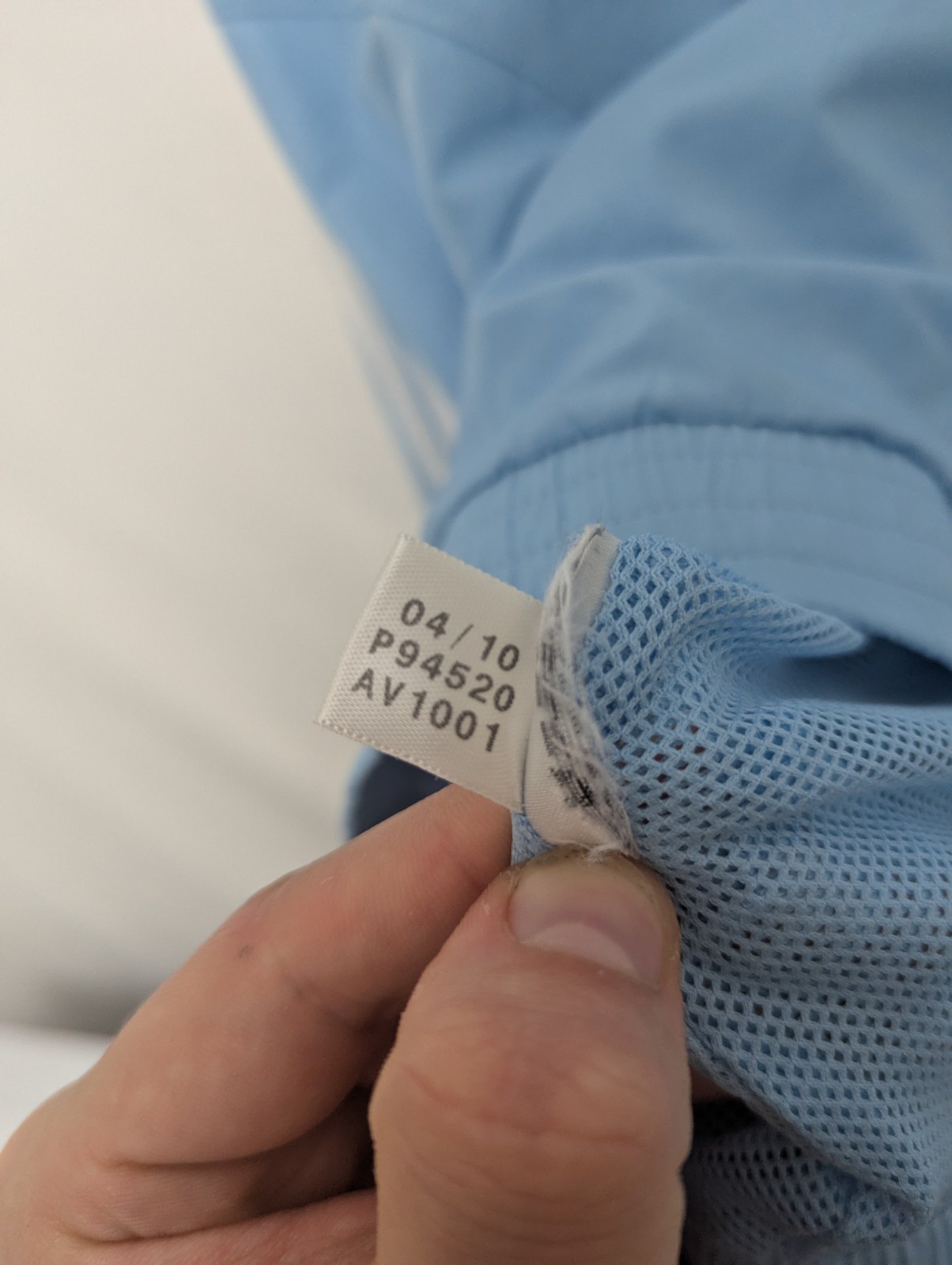 Adidas Track Jacket – Sky Blue / Navy – Size Xl (2010 Vintage)