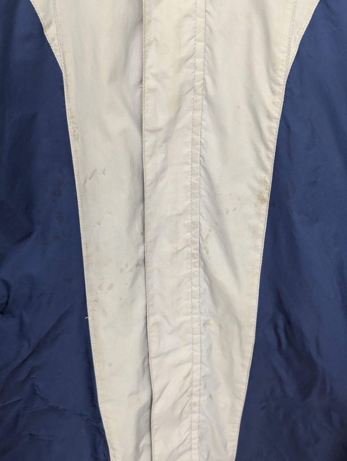 Adidas Vintage Blue Windbreaker Jacket - 3 Stripe - Size L