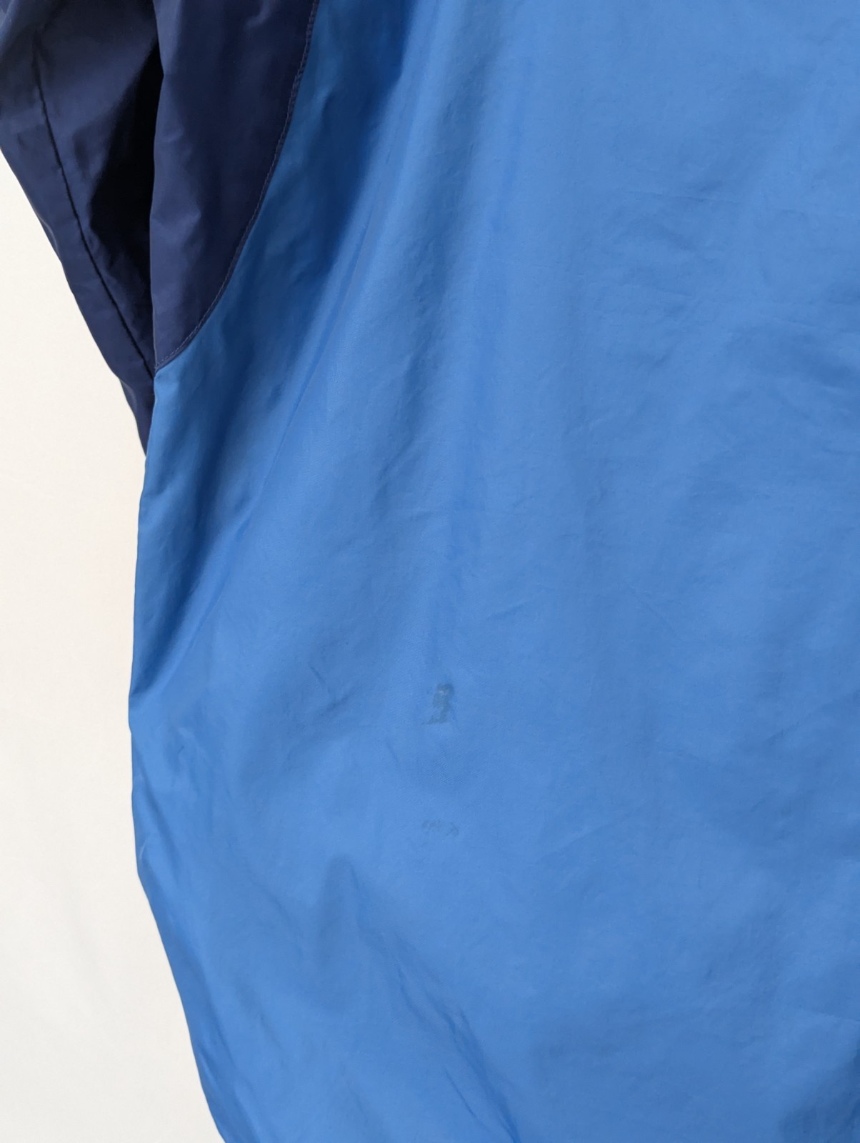 Adidas Vintage Blue Windbreaker Jacket - 3 Stripe - Size L