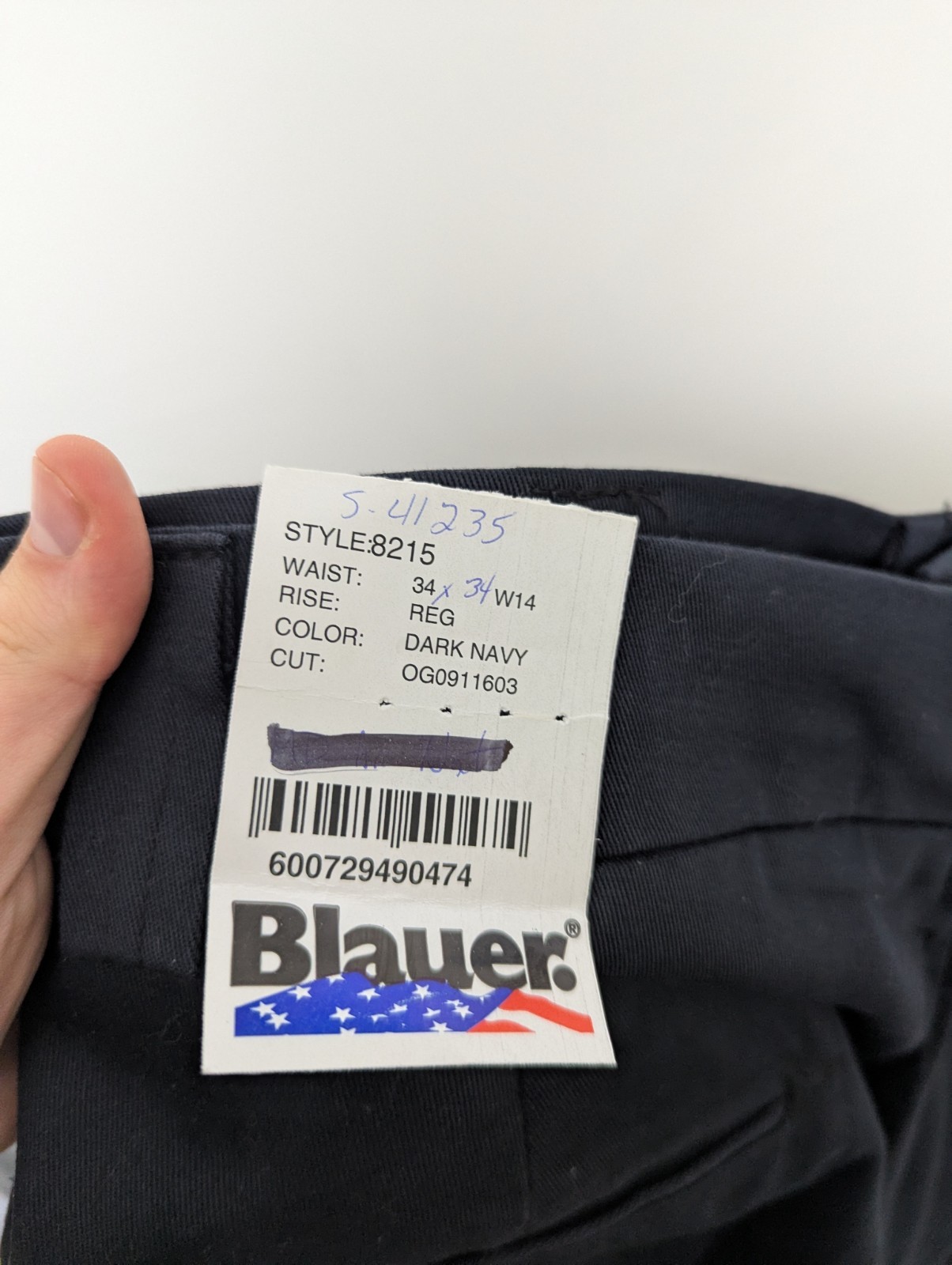 Blauer Cargo Trousers - Men’s 34x34 - Dark Navy - Tactical Workwear