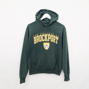 Champion Brockport College Hoodie - Green - Size Small
