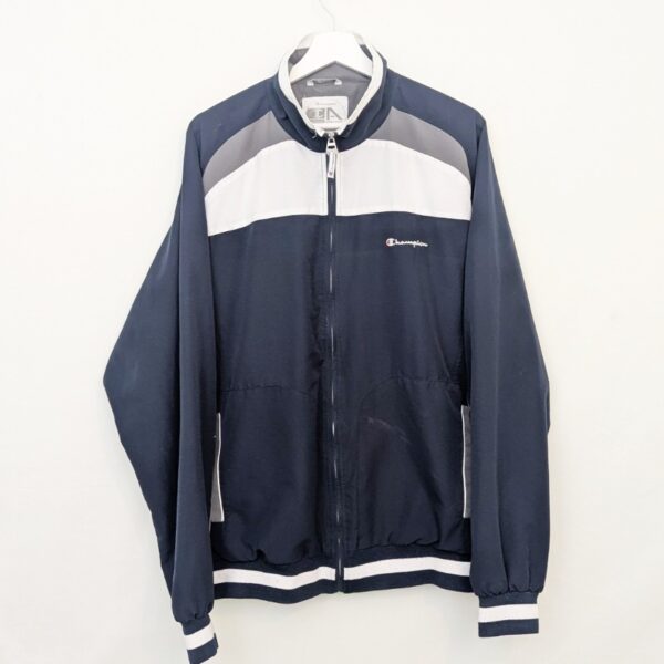 Champion C9 Athletic Track Jacket - Navy - Zip Up Sportswear - Men’s 2xl