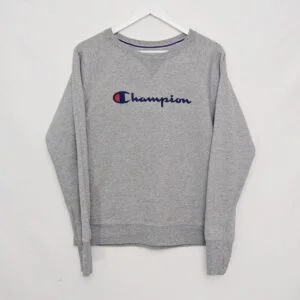 Champion Grey Crewneck Sweatshirt Logo - Men’s Size Medium