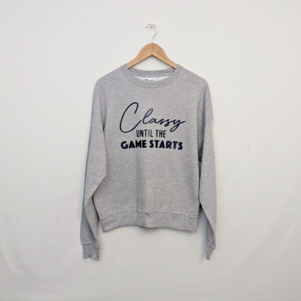 Champion Grey Crewneck Sweatshirt - Women’s Uk 12/14 - Oversized