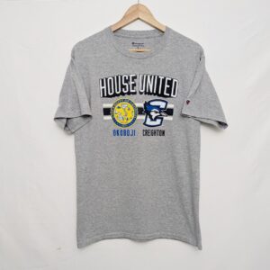 Champion “house United” University Of Okoboji X Creighton Tee – Grey – Size M