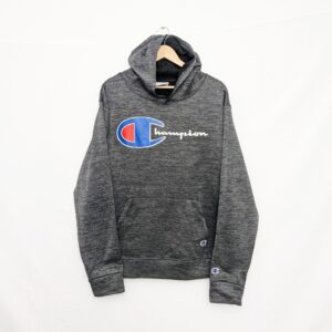 Champion Large Logo Hoodie Grey – Men’s Large – Authentic Athletic Wear