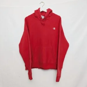 Champion Reverse Weave Hoodie – Red – Size Xl – Vintage 2000s – Heavyweight