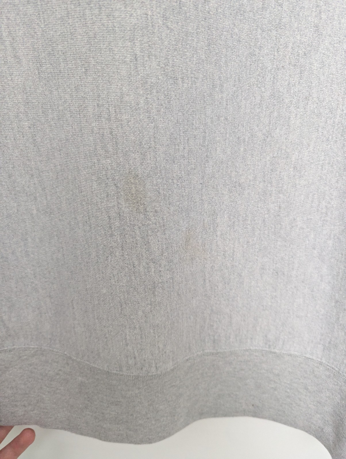 Champion Reverse Weave Script Logo Sweatshirt – Grey – Size Large