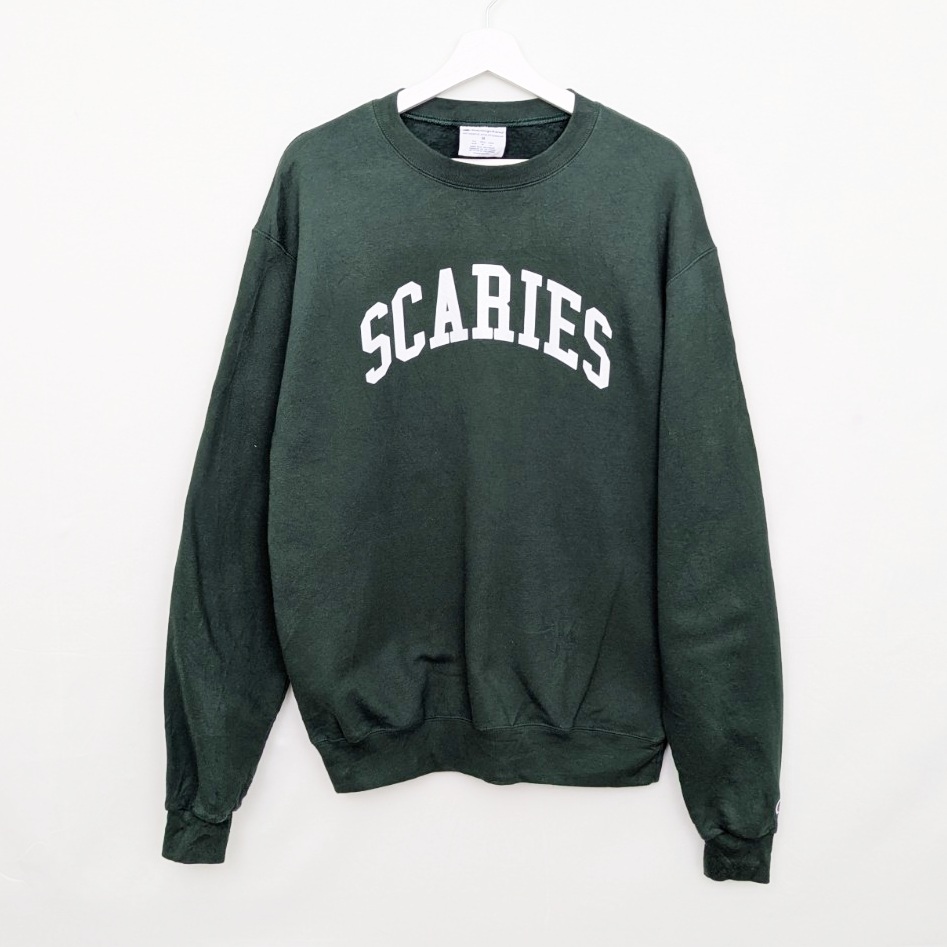 Champion “scaries” Crewneck Sweatshirt - Men’s Medium - Green