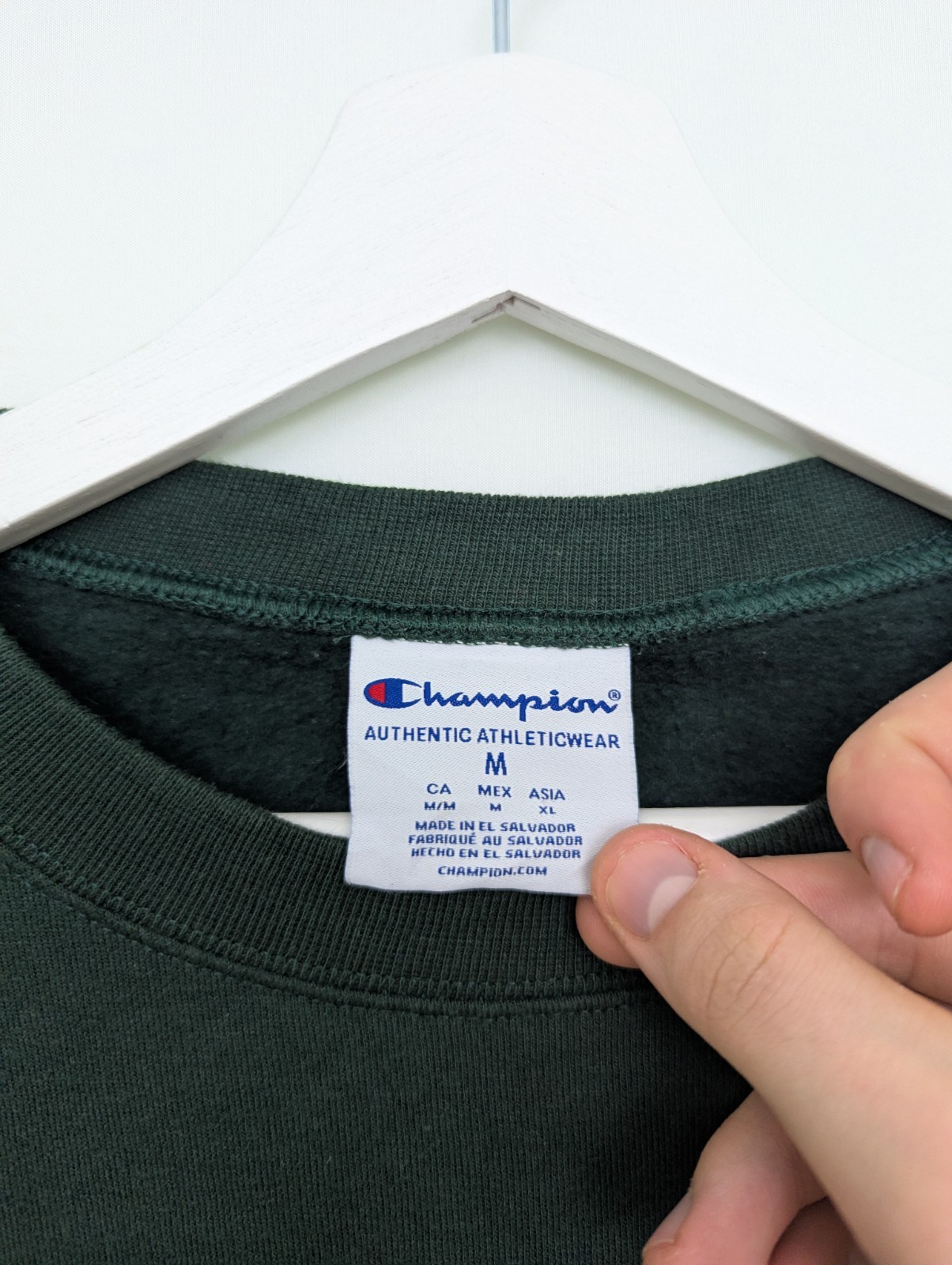 Champion “scaries” Crewneck Sweatshirt - Men’s Medium - Green