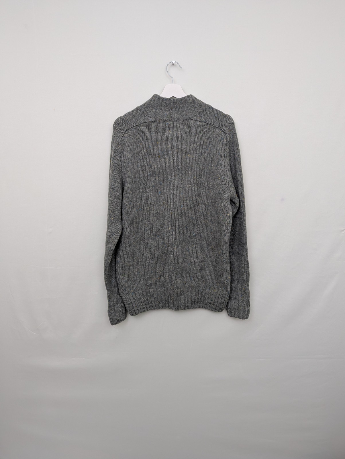 Classic Watsons Mens Grey Fleck Knit Jumper - Size M