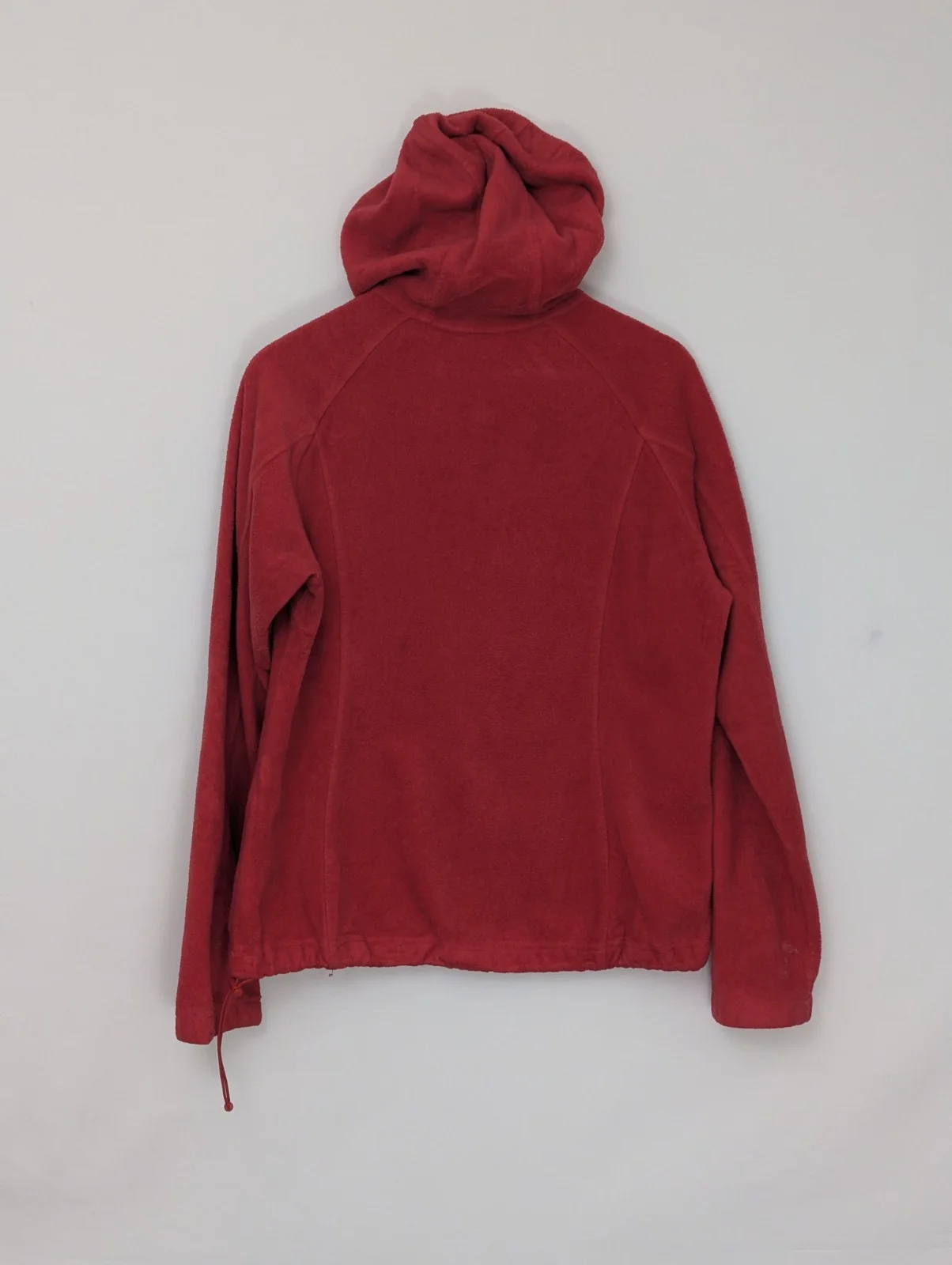 Columbia Fleece Hoodie - Red - Mens Xl