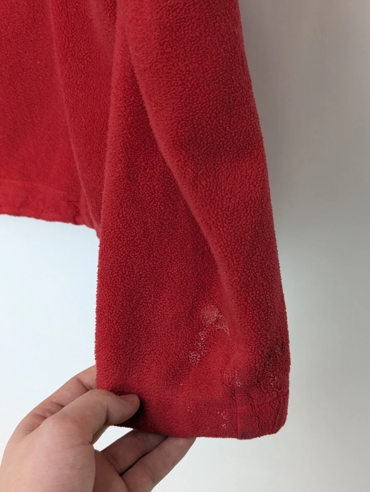 Columbia Fleece Hoodie - Red - Mens Xl