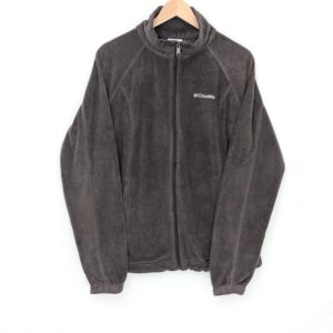 Columbia Fleece Jacket - Brown - Full Zip - Size Xl