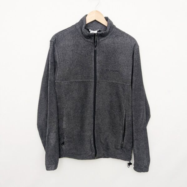 Columbia Full Zip Fleece Jacket - Grey - Men’s Size Medium