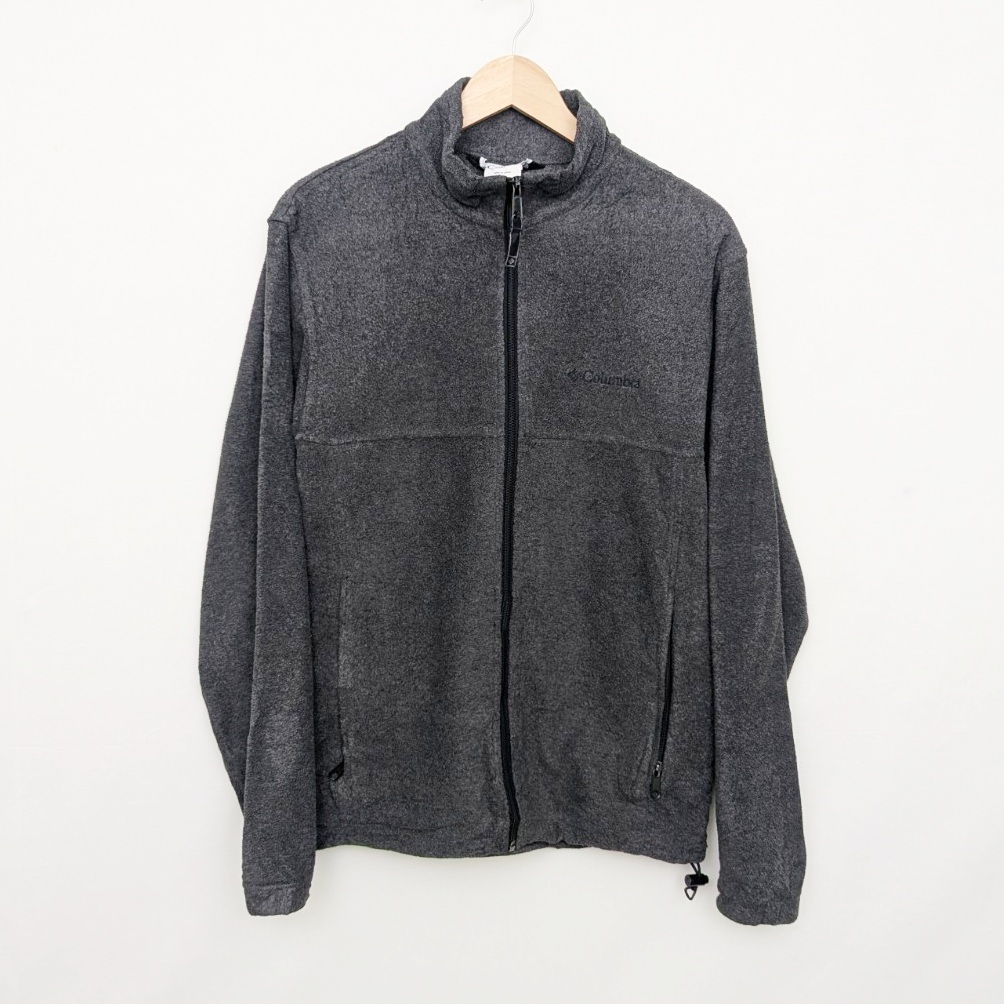 Columbia Full Zip Fleece Jacket - Grey - Men’s Size Medium
