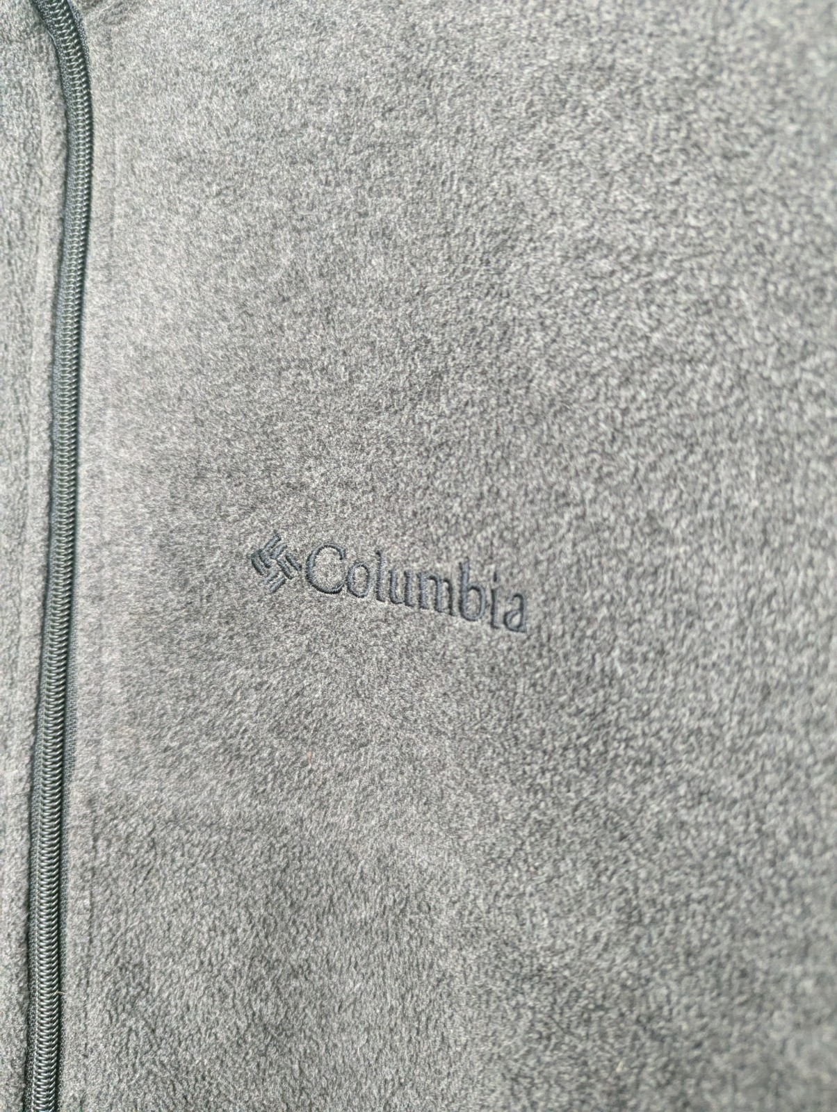 Columbia Full Zip Fleece Jacket - Grey - Men’s Size Medium