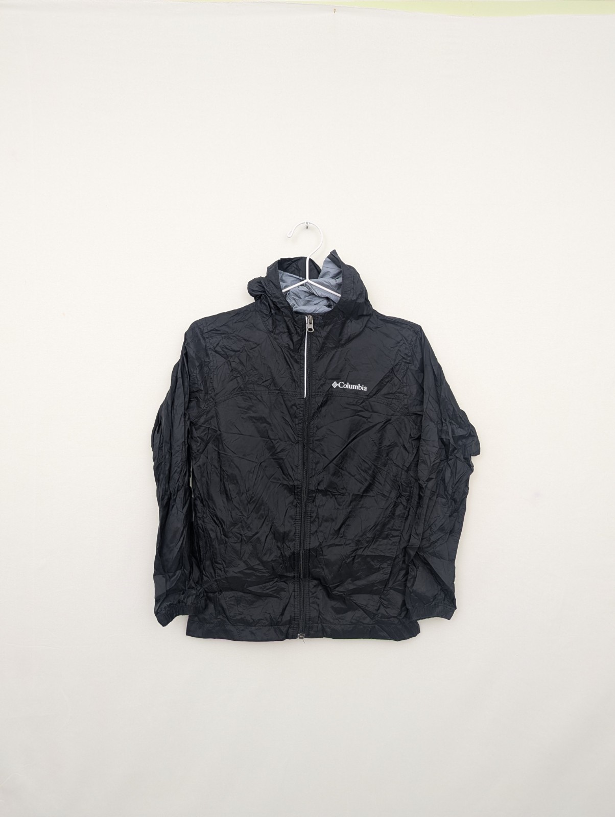 Columbia Lightweight Hooded Jacket - Black / Grey - Size Women’s Small