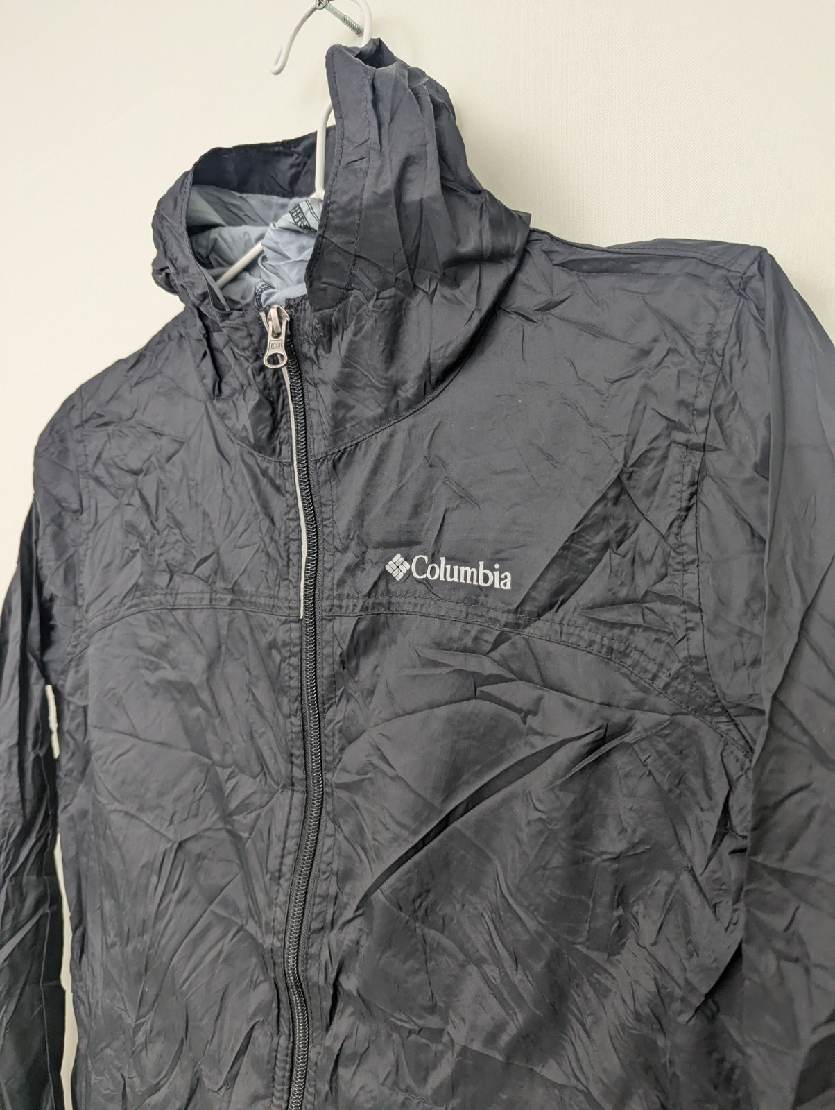 Columbia Lightweight Hooded Jacket - Black / Grey - Size Women’s Small