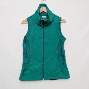 Columbia Women’s Quilted Gilet Vest - Size Small - Teal/green - Insulated