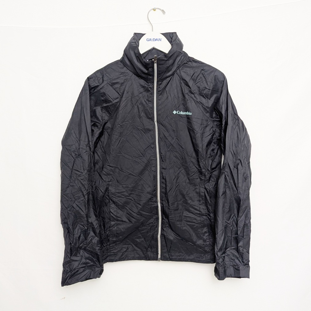 Columbia Women’s Windbreaker Jacket – Black – Size S