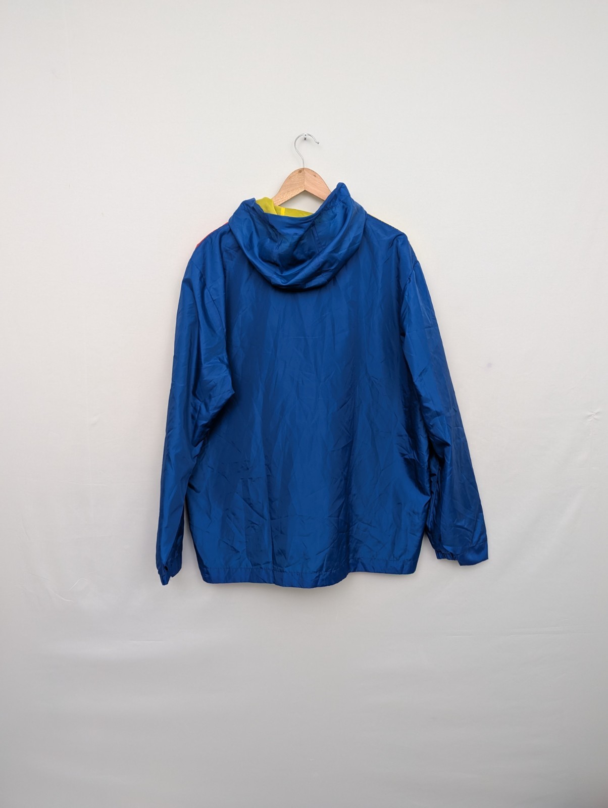 Crivit Colour Block Windbreaker Jacket - Size Xl - Blue/yellow/red