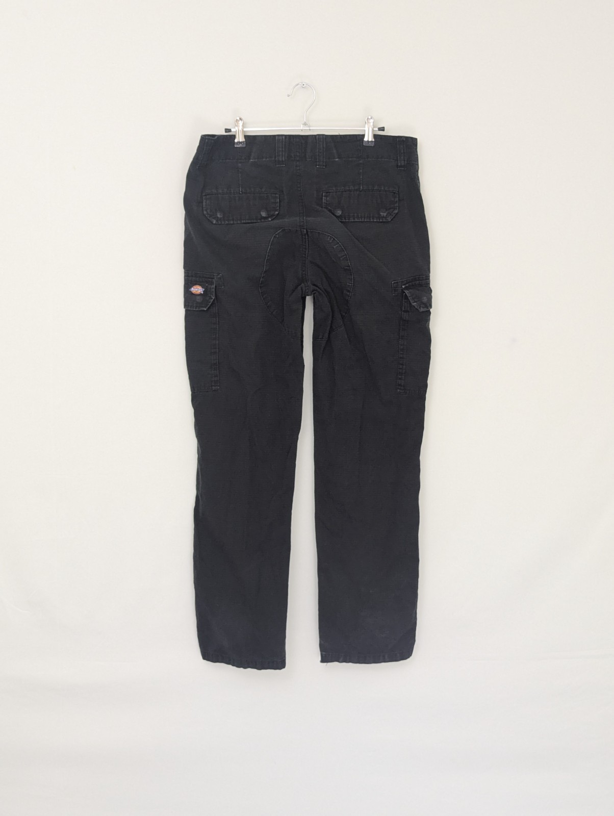 Dickies Cargo Trousers - Black - W32 L30 - Workwear Utility Pants