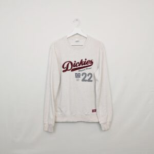 Dickies Crewneck Sweatshirt - Men’s Large - Oatmeal - Logo Workwear
