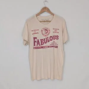 Diesel Graphic T-shirt - Cream - Size L