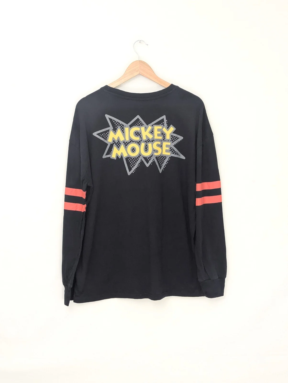 Disney Mickey Mouse Disney 100 Long Sleeve T-shirt - Black/red - Size Xl
