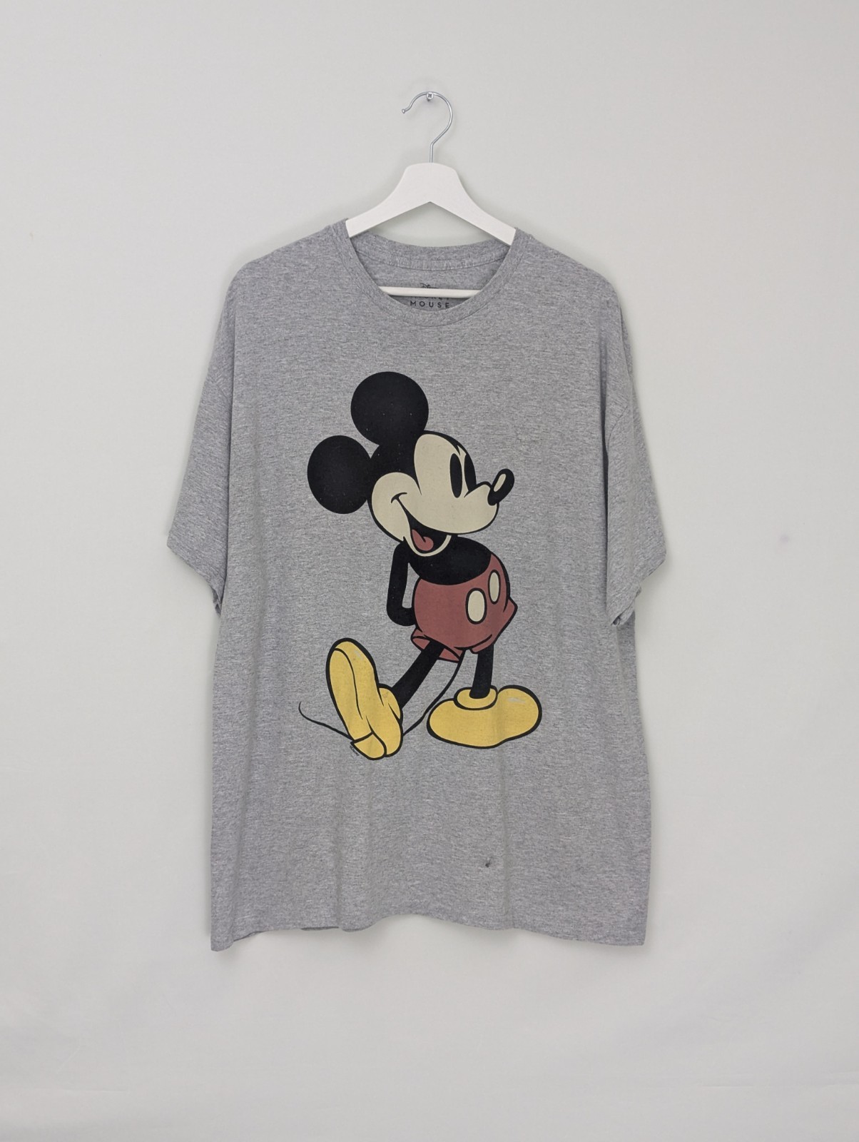 Disney Mickey Mouse T-shirt - Grey - Size Xl - Graphic Tee