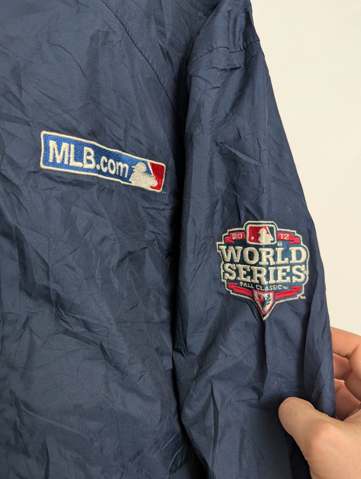 Eddie Bauer X Mlb 2012 World Series / Postseason Jacket – Men’s Large – Navy