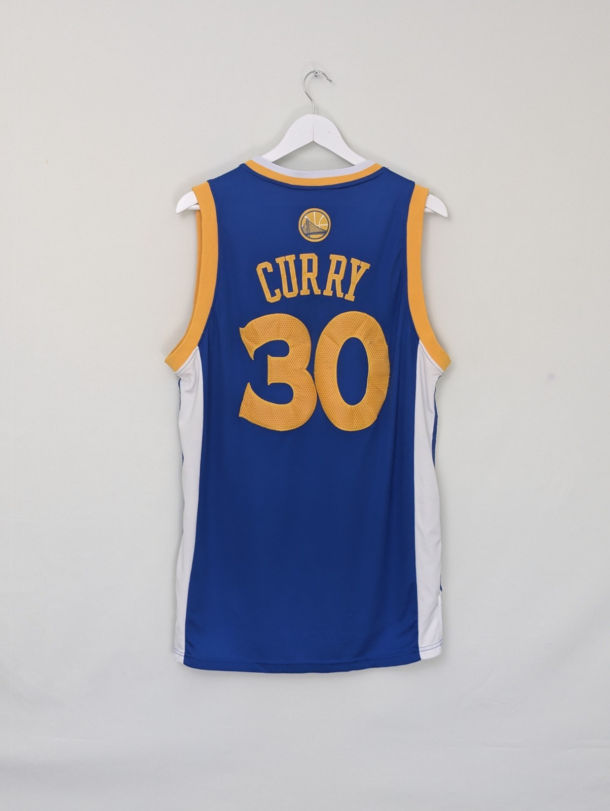 Golden State Warriors Curry 30 Jersey - Blue - Size L - Adidas Nba Swingman
