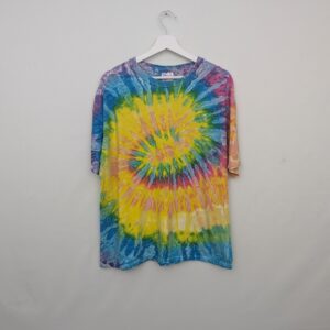 Hanes Tie Dye T Shirt - Multi Colour / Rainbow - Size Xl