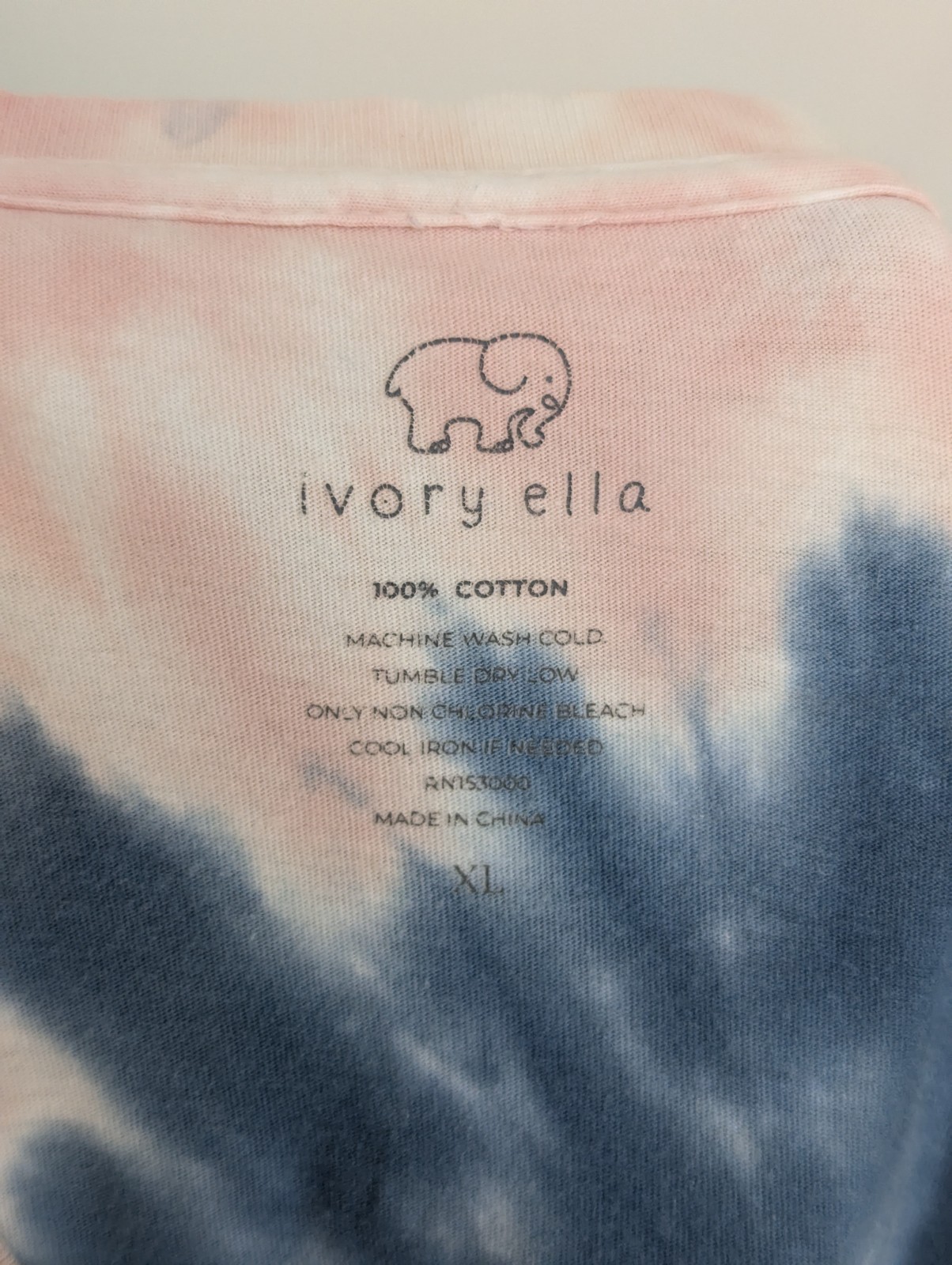 Ivory Ella Tie-dye T Shirt - Multi Colour - Size Xl