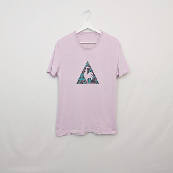 Le Coq Sportif Men’s Medium Pink Graphic T-shirt