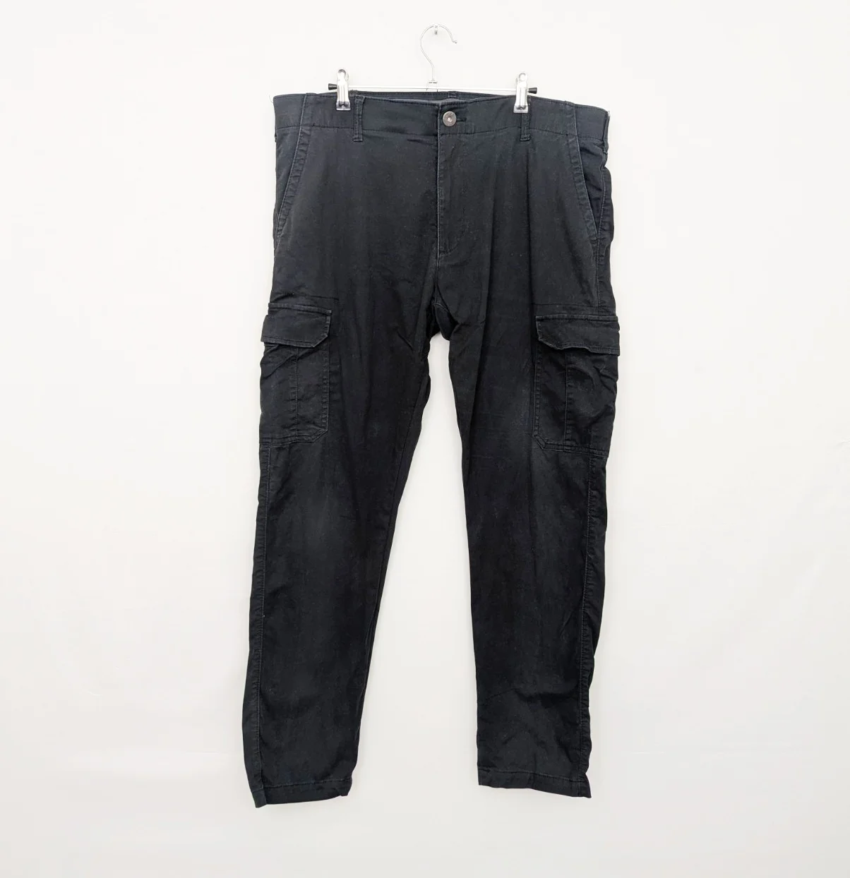 Lee Premium Select Black Cargo Trousers - Mens 38x32 - Stretch Regular Fit