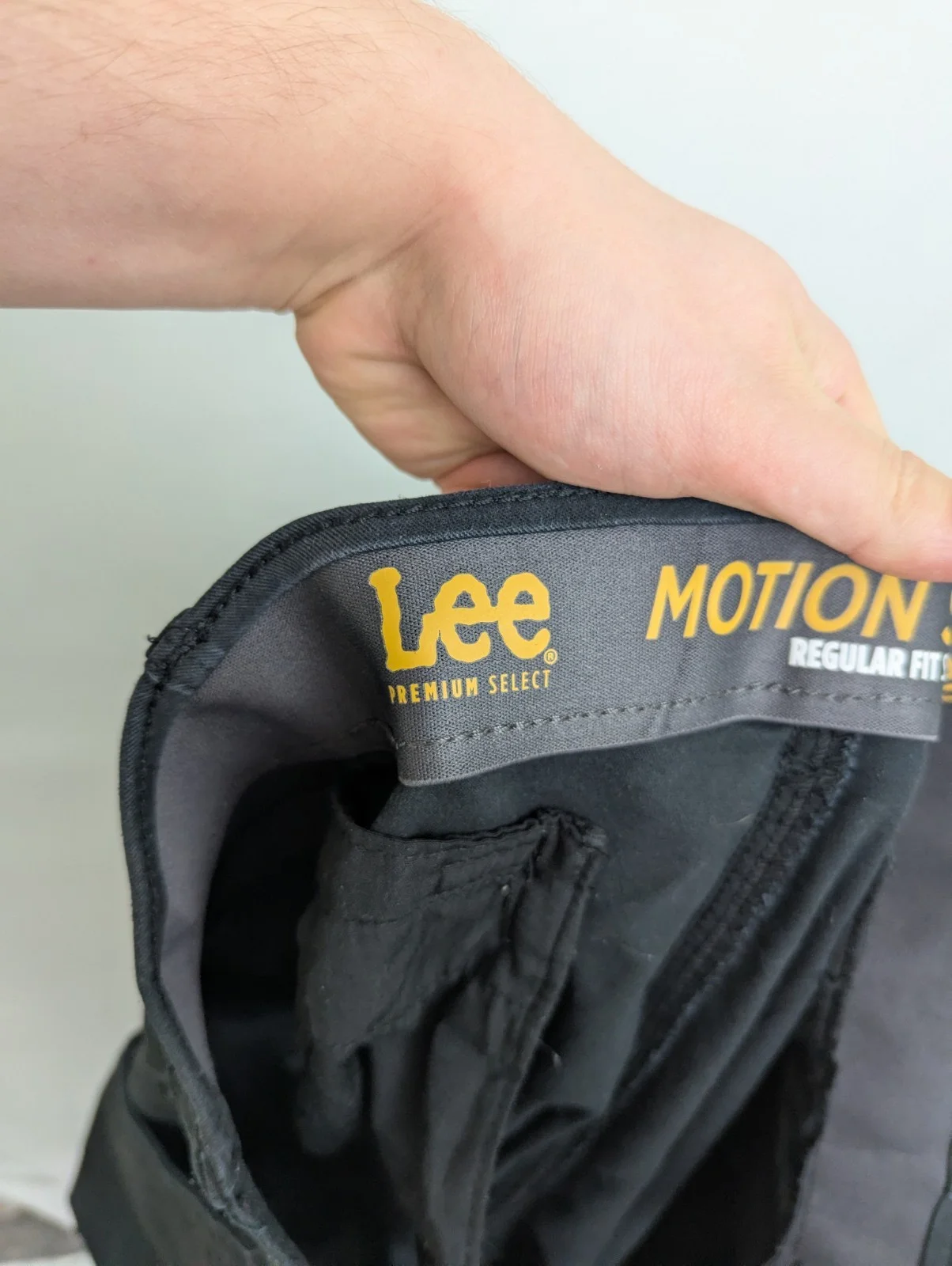 Lee Premium Select Black Cargo Trousers - Mens 38x32 - Stretch Regular Fit